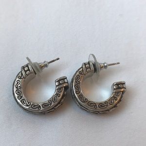 Vintage Brighton Hoop Earrings